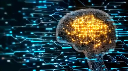 Fototapeta premium Artificial Intelligence Concept Map