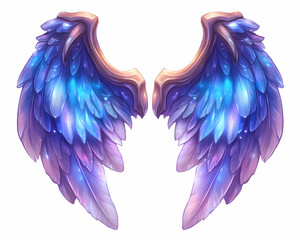 Fototapeta premium Cosmic Wings Fantasy Design Game Art