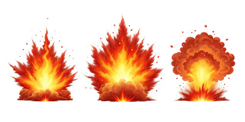 Fiery Force: Capturing the Power of Explosive Moments
