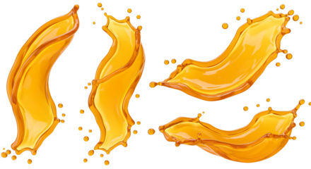 illustration of an orange splash