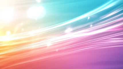 Obraz premium Abstract colorful dynamic lines background
