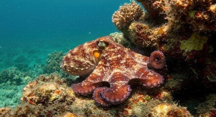 coral reef in the sea