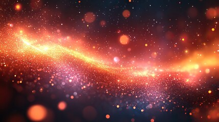 Obraz premium A luminous abstract background with a radiant light burst and shimmering bokeh effects The interplay of light creates a serene and captivating atmosphere, perfect for artistic projects