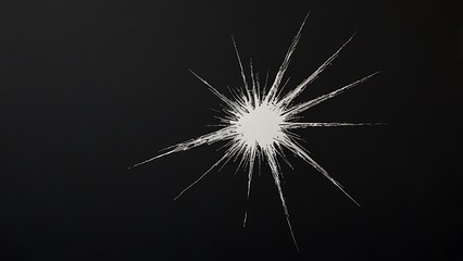 Fototapeta premium Abstract Business Solutions, Radial Burst on Dark Background