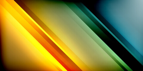 Dynamic shadow lines geometric shapes