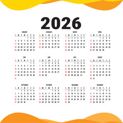 2026 editable calendar 
