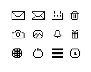 12 web icons set
