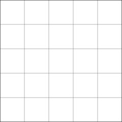 Black grid lines 5x5