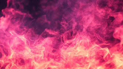 a fire with flames and black background