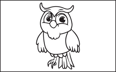 Fototapeta premium owl on a branch