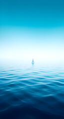 Naklejka premium sailboat on the sea