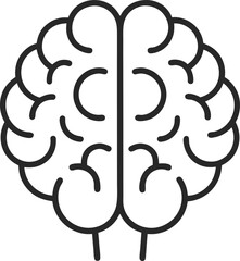"Brain Neuron Editable Stroke Outline Icon" represents a brain and neuron symbol, designed with editable strokes. It is used for neuroscience, brain health, and cognitive-related topics on educational