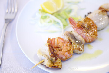 Frutti di mare alla griglia