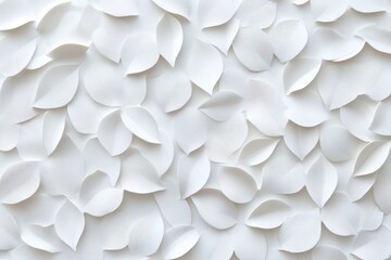 Abstract white leaf pattern background