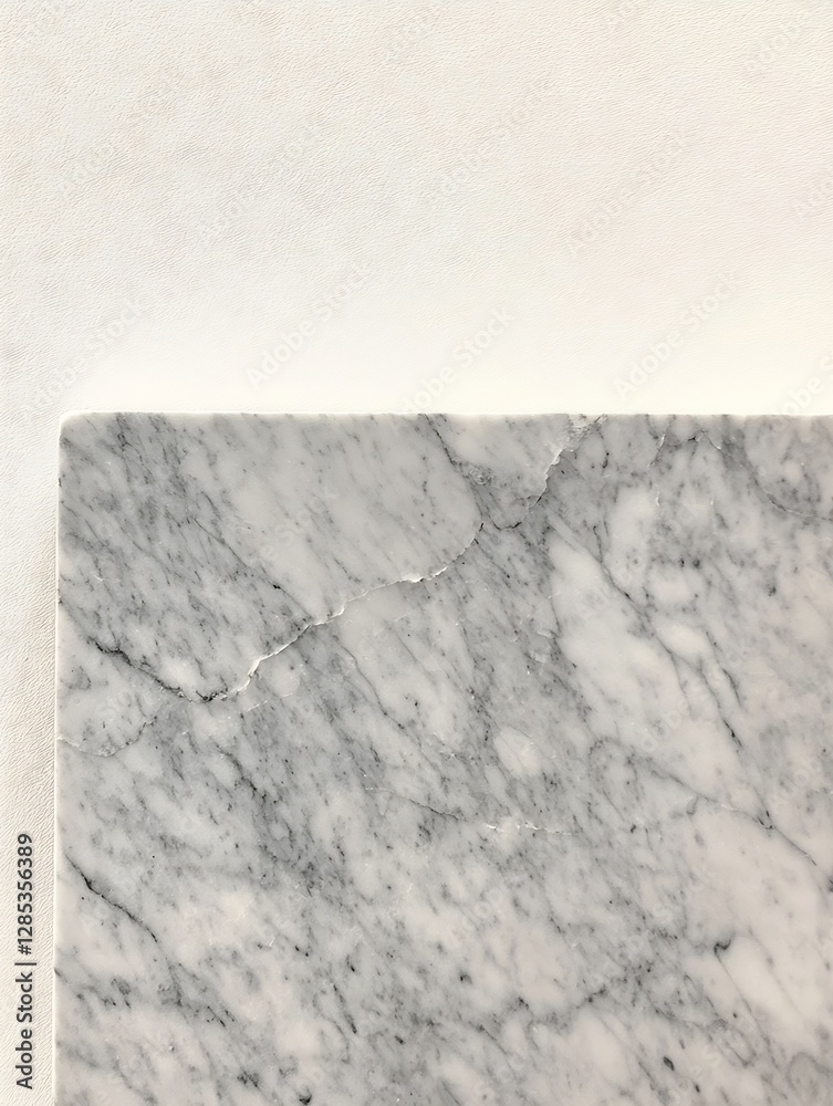 Poster Close up shot of an elegant grey marble surface showcasing intricate patterns and textures : Generative AI