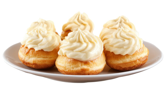 cookies on a white background