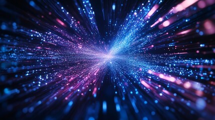 Naklejka premium Dynamic Light Effect AI Design