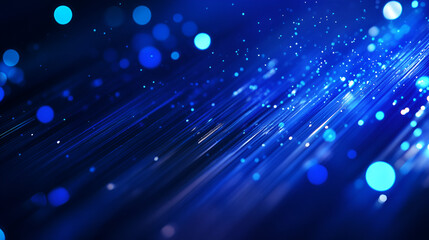 Fototapeta premium Fiber optics network abstract background ai generative