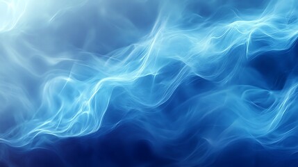 Abstract blue smoke background