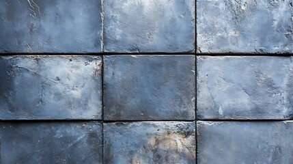Textured Dark Slate Stone Tiles Background for Contemporary Design : Generative AI