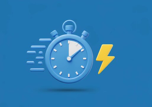 Fast Speed, Quick Time, Instantaneous Stopwatch, Rapid Clock,  High Velocity Timer,  Accelerated Timepiece,  Express Chronometer,  Swift Countdown,  Blue Stopwatch, Lightning Speed Timer