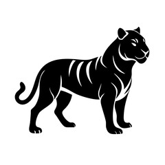 Obraz premium Tiger symbolizing leadership, authority, and power.