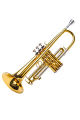 Obraz premium Isolated golden Trumpet