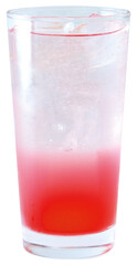 Kyoho Grape Soda with Ice in a Glass