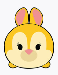 Bunny rabbit cartoon character