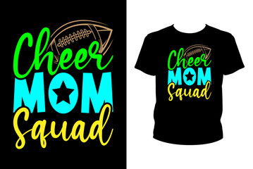 Cheer mom squad - Art files for Cricut and Silhouette. You can edit them with Adobe Illustrator.