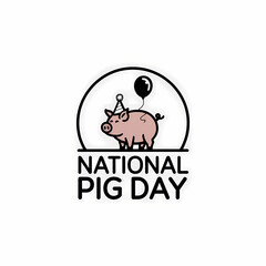 Obraz premium National Pig Day