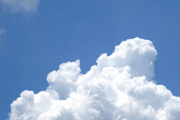 Close up of beautiful cloud abstract in the afternoon