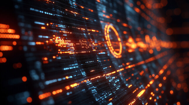 Futuristic abstract HUD interface with glowing holographic elements and data streams Symbolizing advanced technology artificial intelligence and digital innovation in a sci-fi virtual environment

 - Powered by Adobe