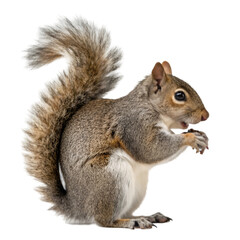 Obraz premium Squirrel isolated on transparent background