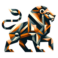 vector illustration of a set of abstract geometric shapes