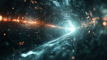 A dynamic display of financial data flows across a high-tech digital interface with glowing numbers graphs and charts representing market trends investment analysis and economic forecasting