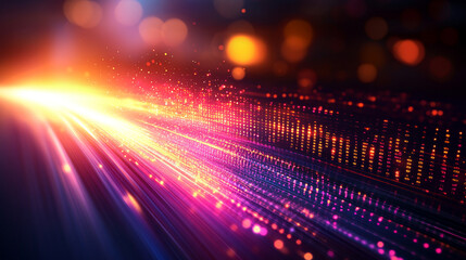 A dynamic display of financial data flows across a high-tech digital interface with glowing numbers graphs and charts representing market trends investment analysis and economic forecasting