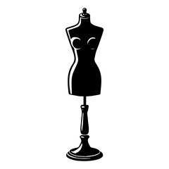 Simple Vector Icon of a  Mannequins or dress forms &ndash; Logo Design Illustration