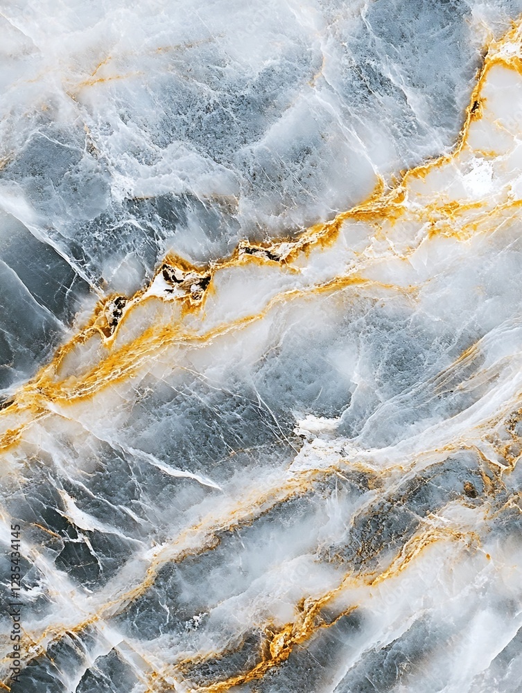 Leinwandbilder elegant marble texture with gold veins creating a luxurious background design : generative ai