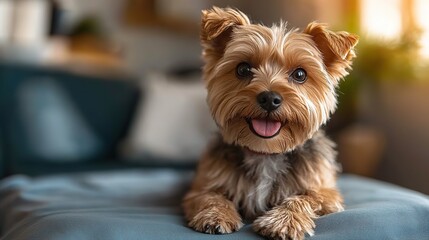 A veterinarian provides compassionate care to a small dog, demonstrating their expertise and love for animals