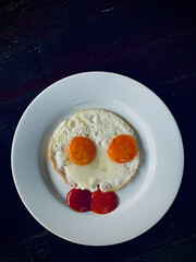 Sunny Side Smile: A Happy Breakfast Delight 🍳😊🍅