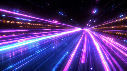 Naklejka premium A vibrant digital artwork showcasing a 360-degree cosmic nebula, symbolizing infinity, exploration, and the mysteries of the universe, with swirling colors and glowing celestial elements