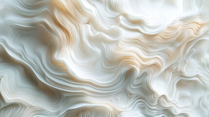 Abstract white and gold fluid texture background