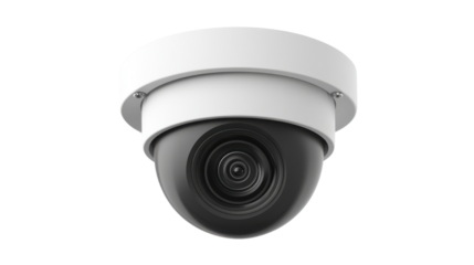 security camera isolated on white background