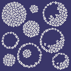 Abstract flower material ideal for textile design,