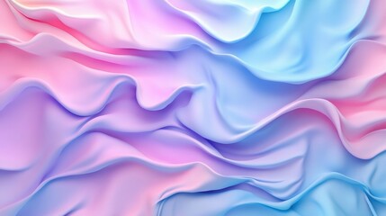 Obraz premium A flowing pastel fabric texture background.