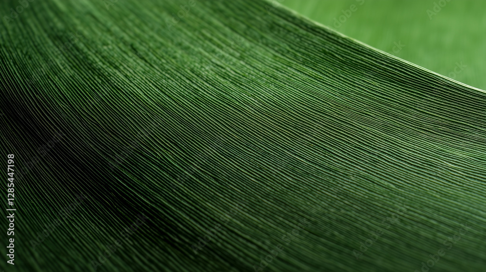 Aufkleber macro shot of tree leaf vein structure showcasing intricate details