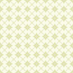 Vintage geometric pattern in light green