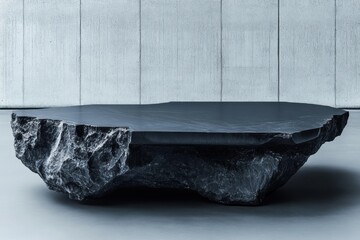 Artistic stone table design for modern interiors.