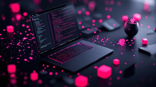 A dark themed IDE with multiple code files open, showcasing the complexity of a software project and the developer workflow.